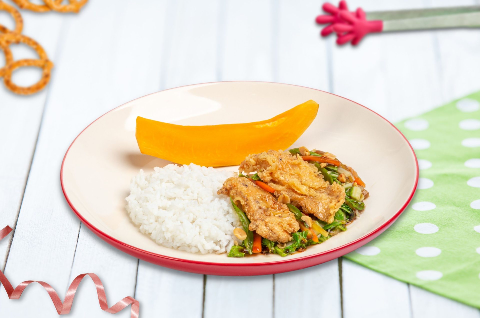 Ajinomoto | Chicken Fingers with Sautéed Vegetables Meal for Kids - Ajinomoto