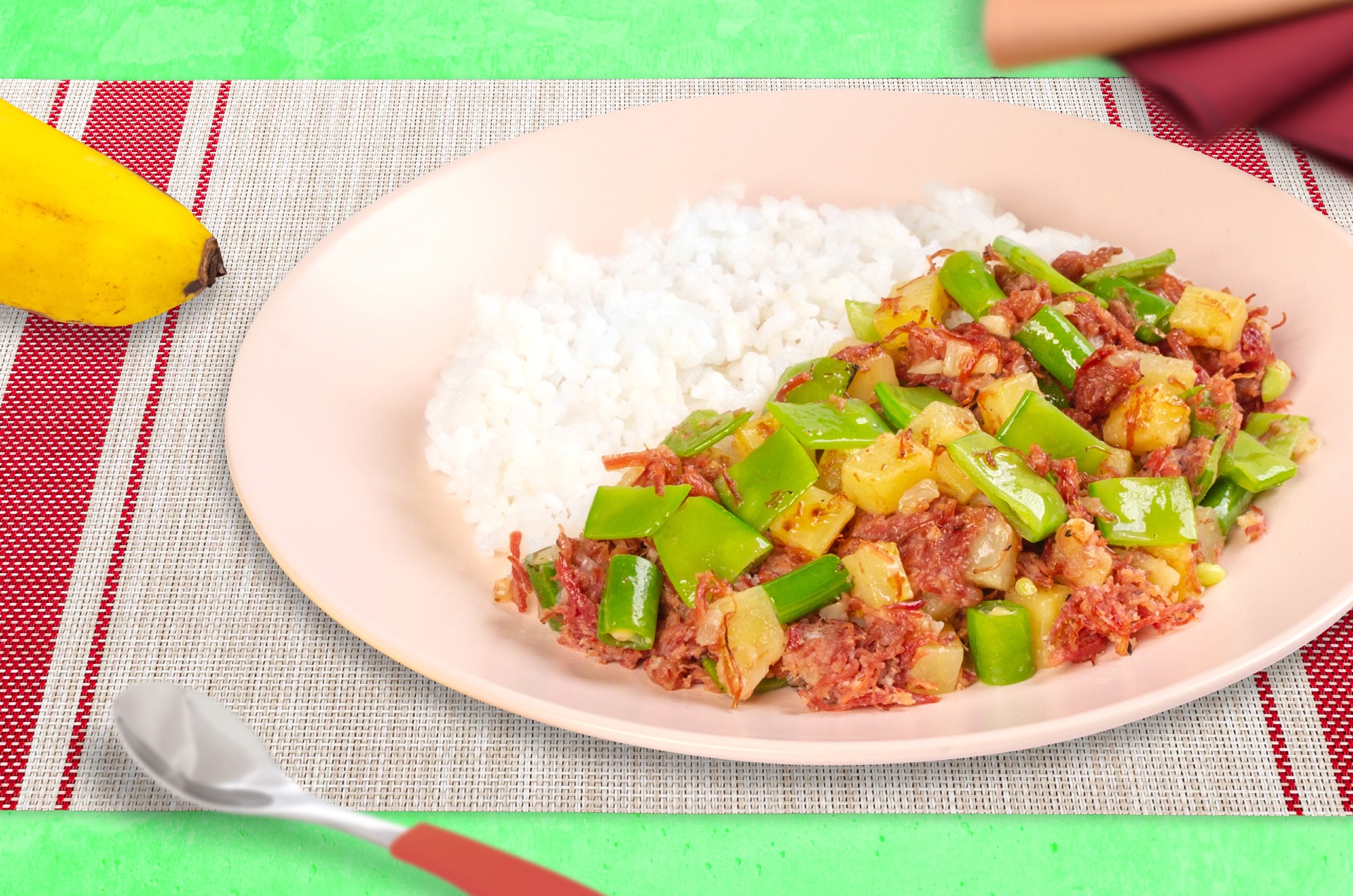 Ajinomoto | Sautéed Corned Beef with Potatoes and Vegetables Meal for Kids - Ajinomoto