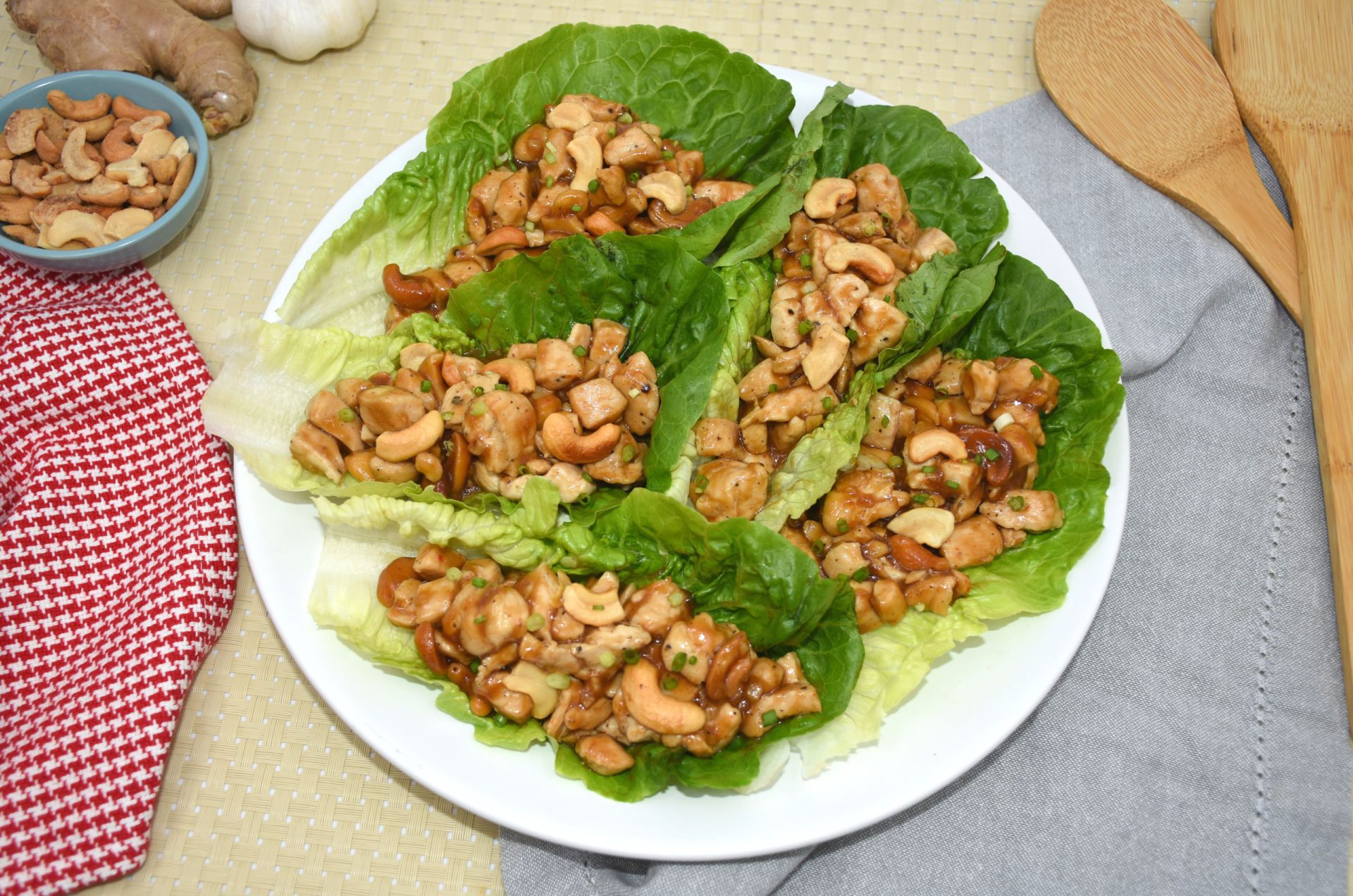 Ajinomoto |
        Chicken Cashew Lettuce Wraps - Ajinomoto